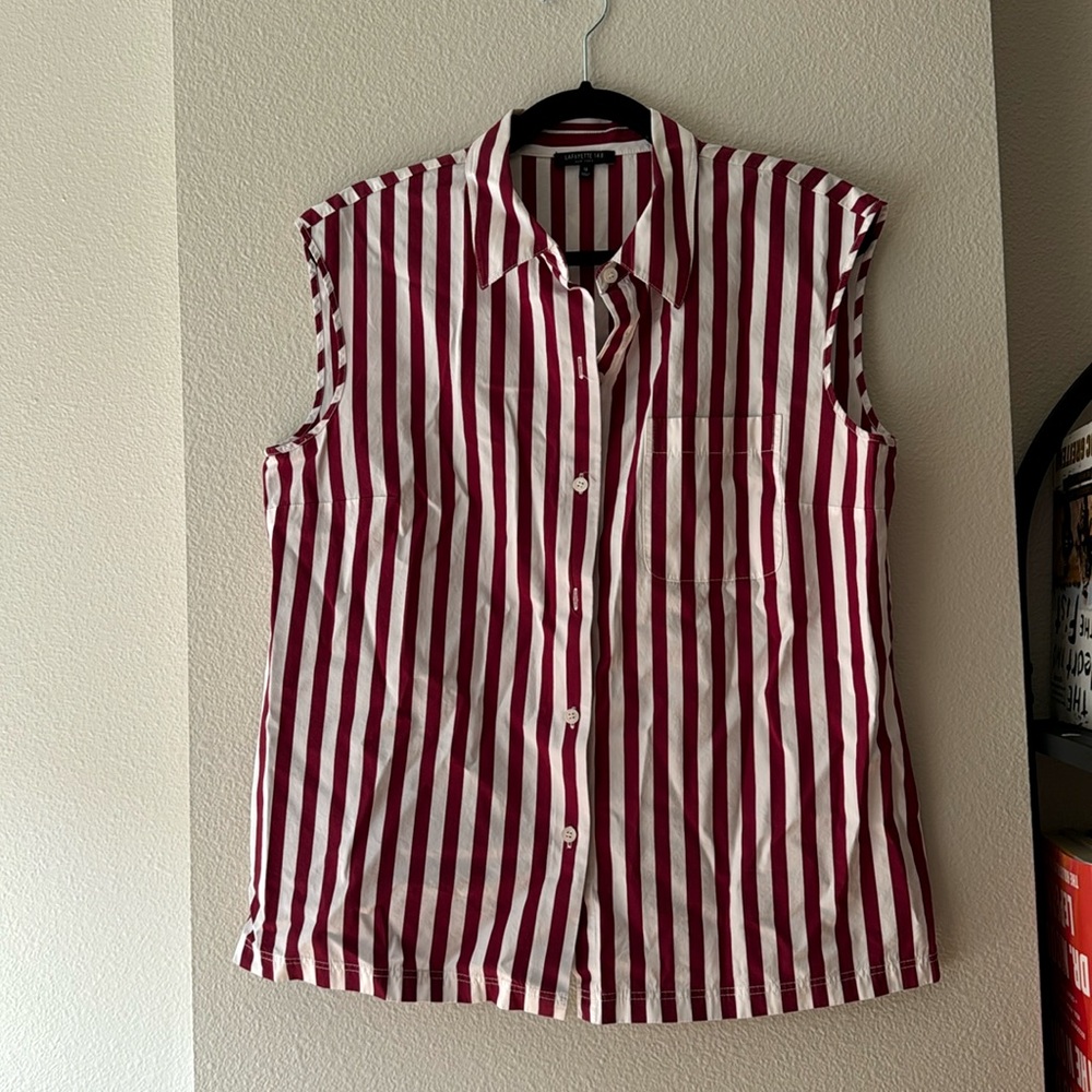Lafayette 148 button up tank